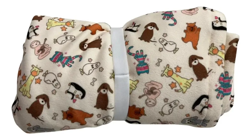 Manta Infantil Bichinhos
