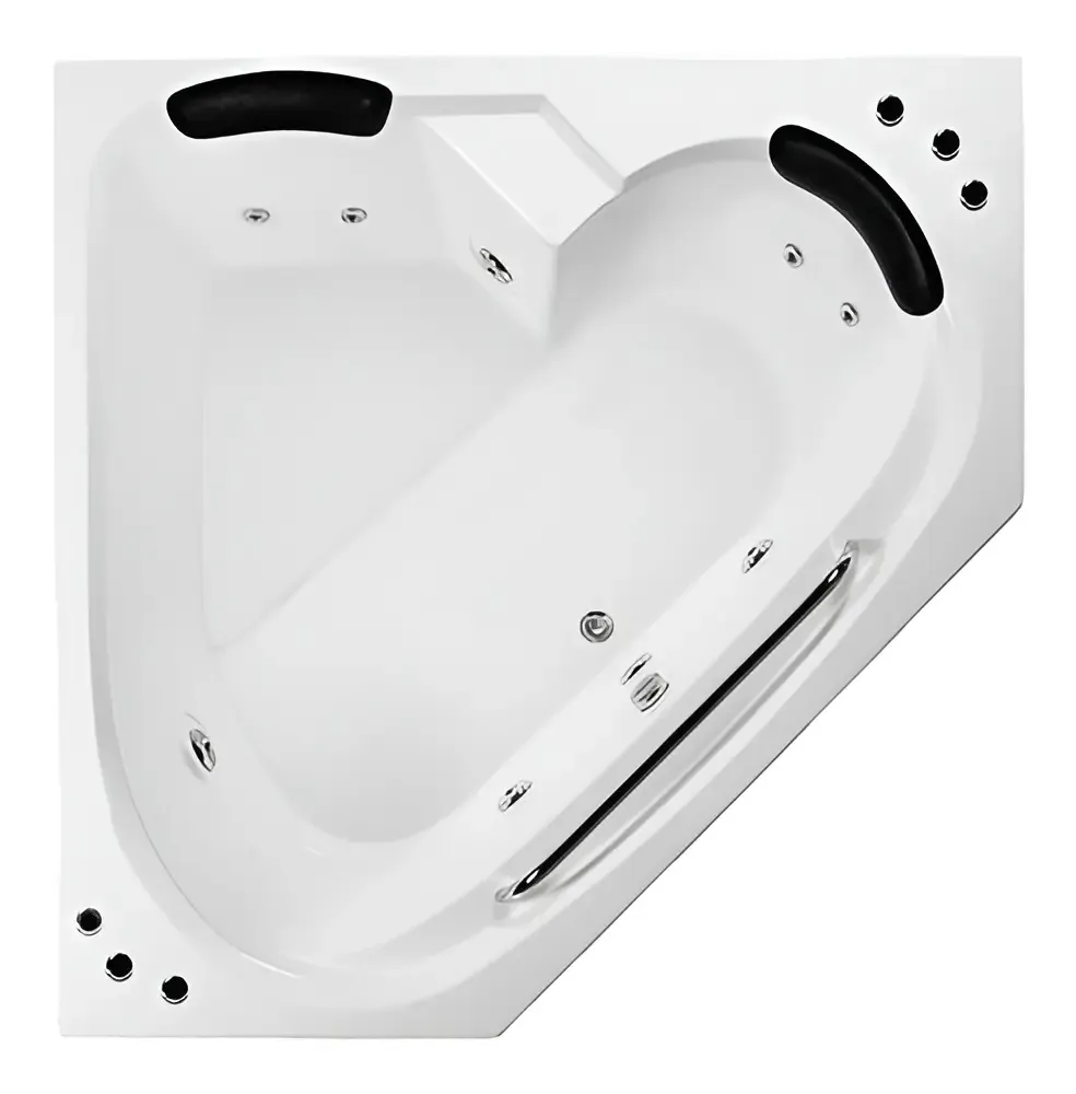 Banheira De Hidromassagem Canto Alpha Dupla 1,54x1,54x0,49 G