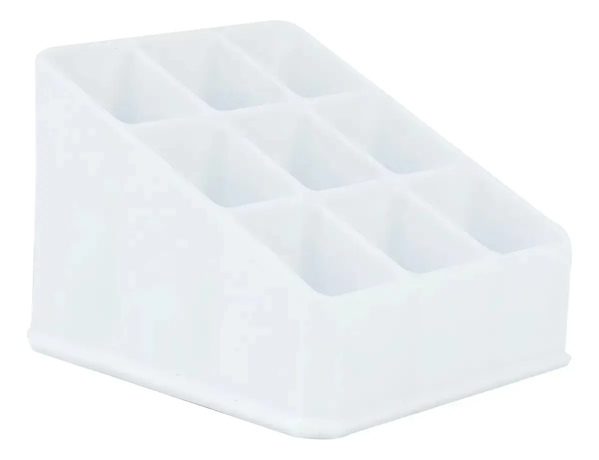 Organizador De Maquiagem Batom 9 Divisórias Cosméticos