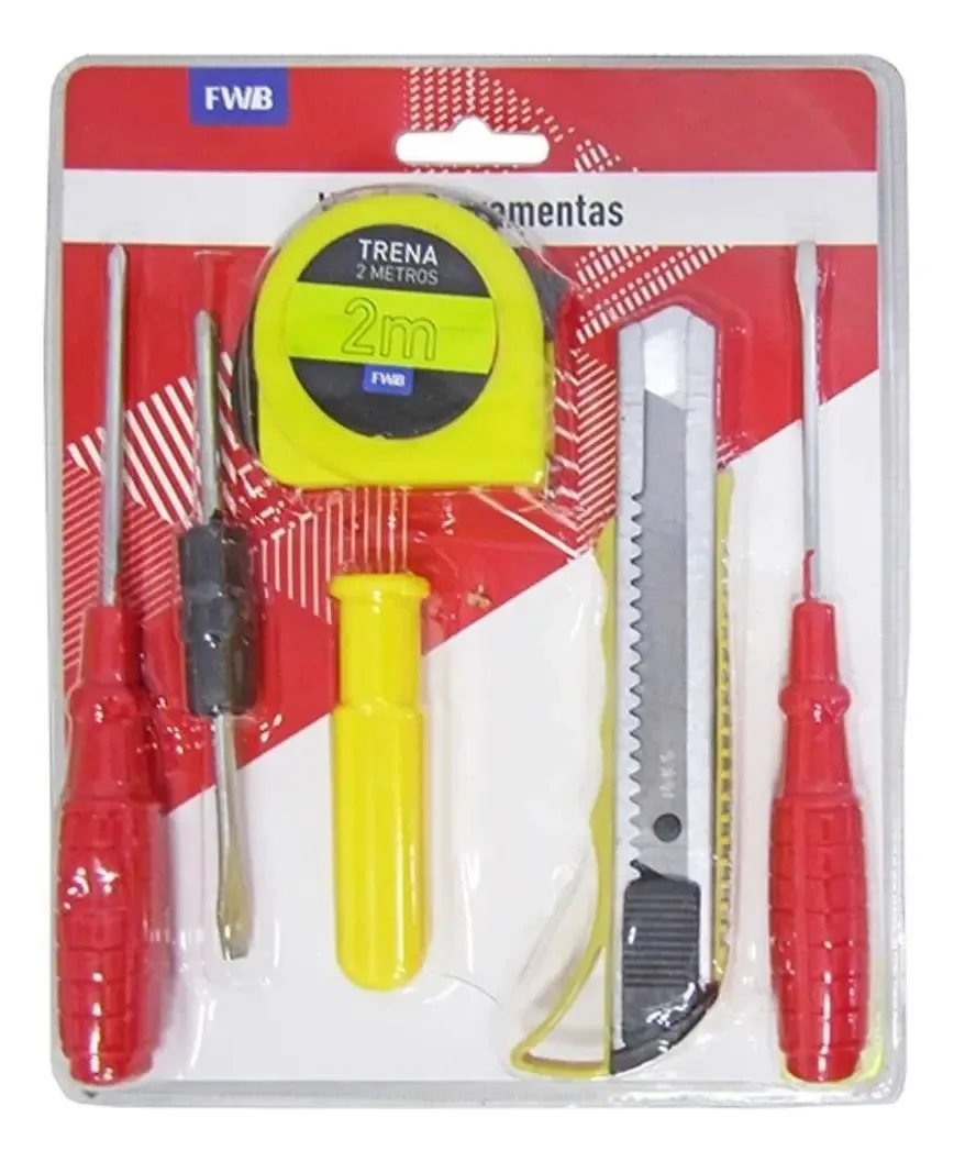 Kit de Ferramentas FWB com Chave Intercambiável e Estilete