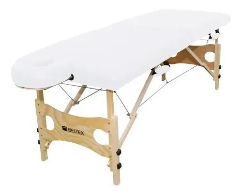 Maca Profissional Marfim Massagem Terapias Portatil Beltex Cor Branco