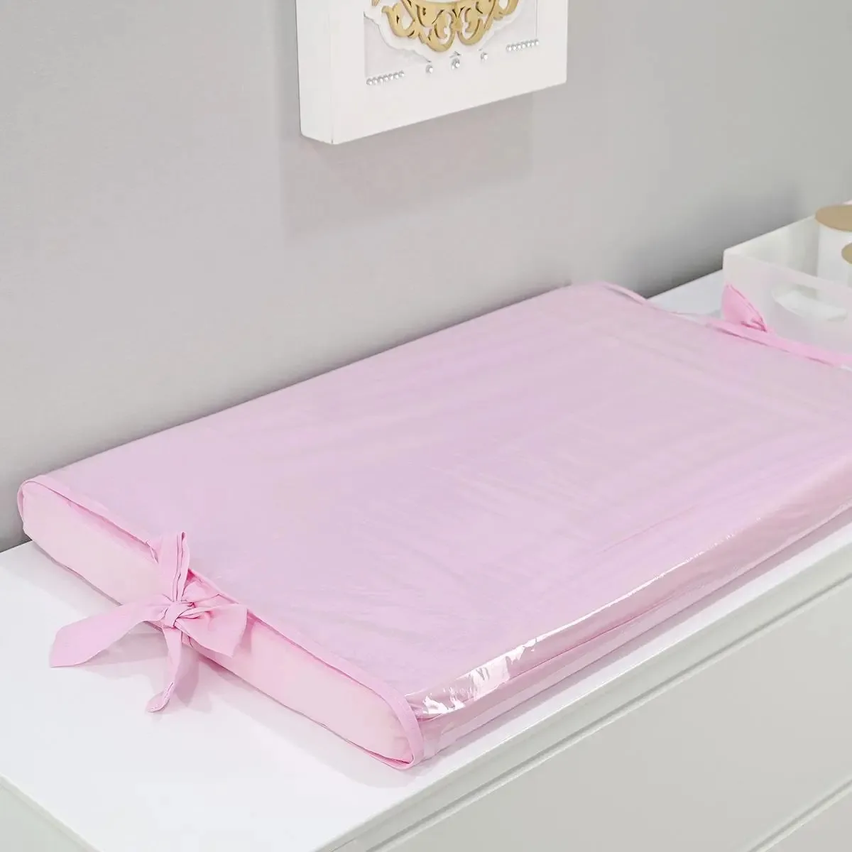 Trocador De Comoda 1 Peça Rosa