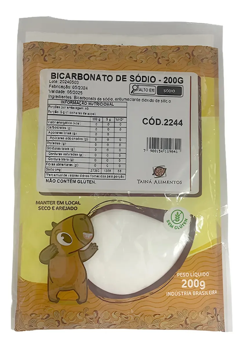 Bicarbonato De Sódio Tainá Alimentos 200g
