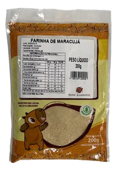 Farinha De Maracujá Tainá Alimentos 200g