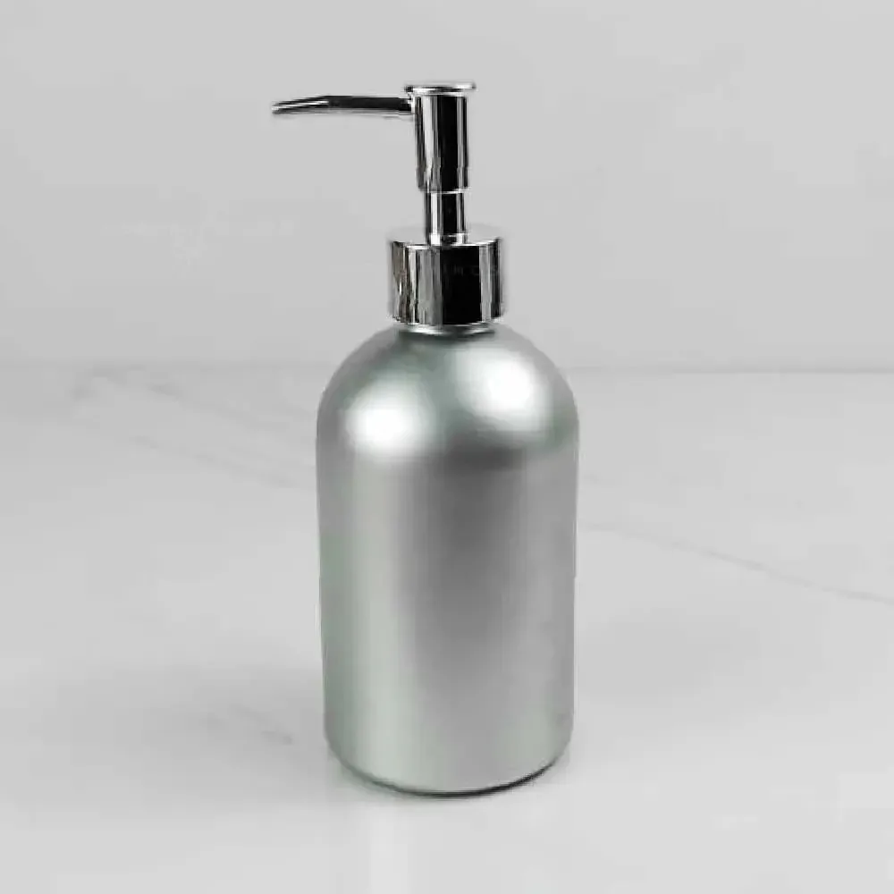 Porta Sabonete Liquido De Vidro Brilhante 400ml