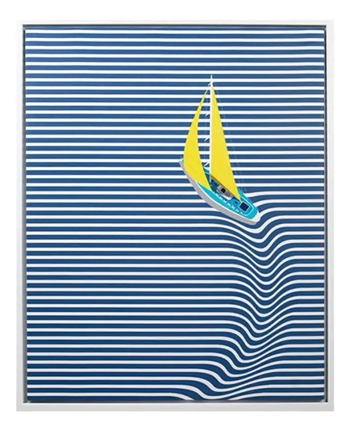 Quadro Veleiro 40 X 50 Cm