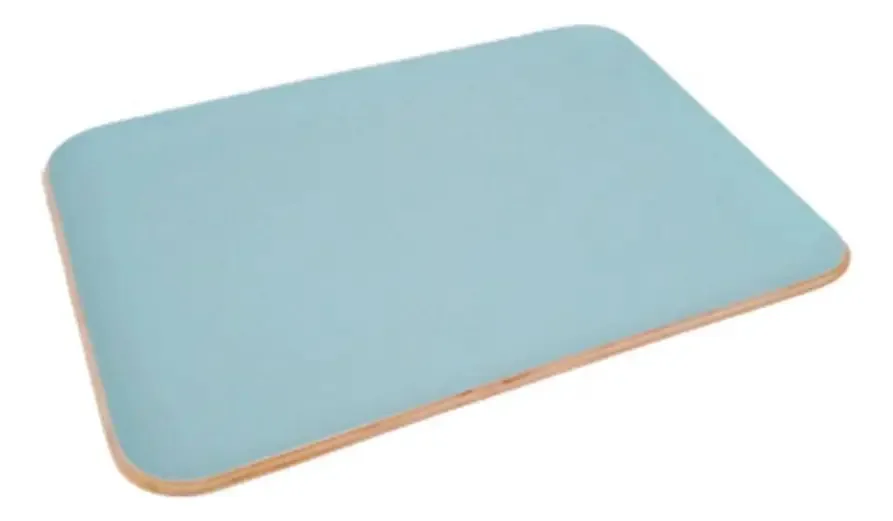 Bandeja Plywood Laca Azul 27x20cm Md