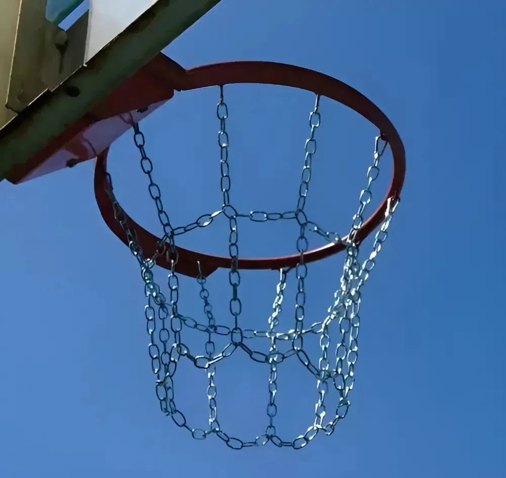 Rede de Basquete Corrente de Aço para Aro Falcon Cor Prateado