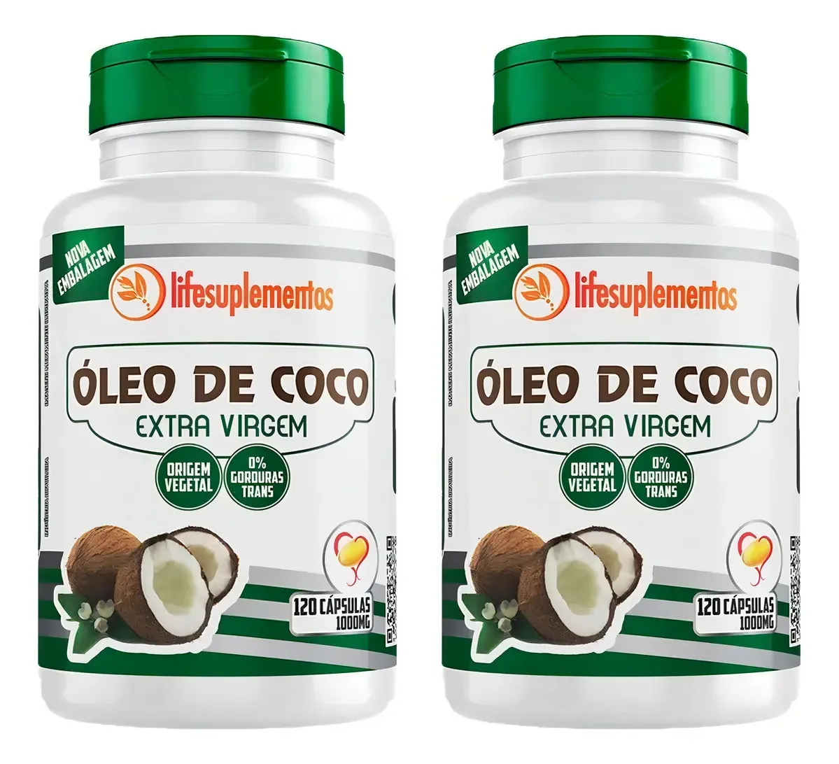 Óleo de coco Melcoprol pacote x 2