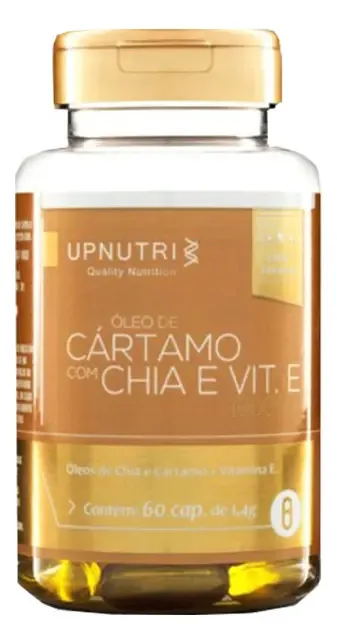 Óleo De Cártamo Com Chia E Vit E 60 Cápsulas Upnutri