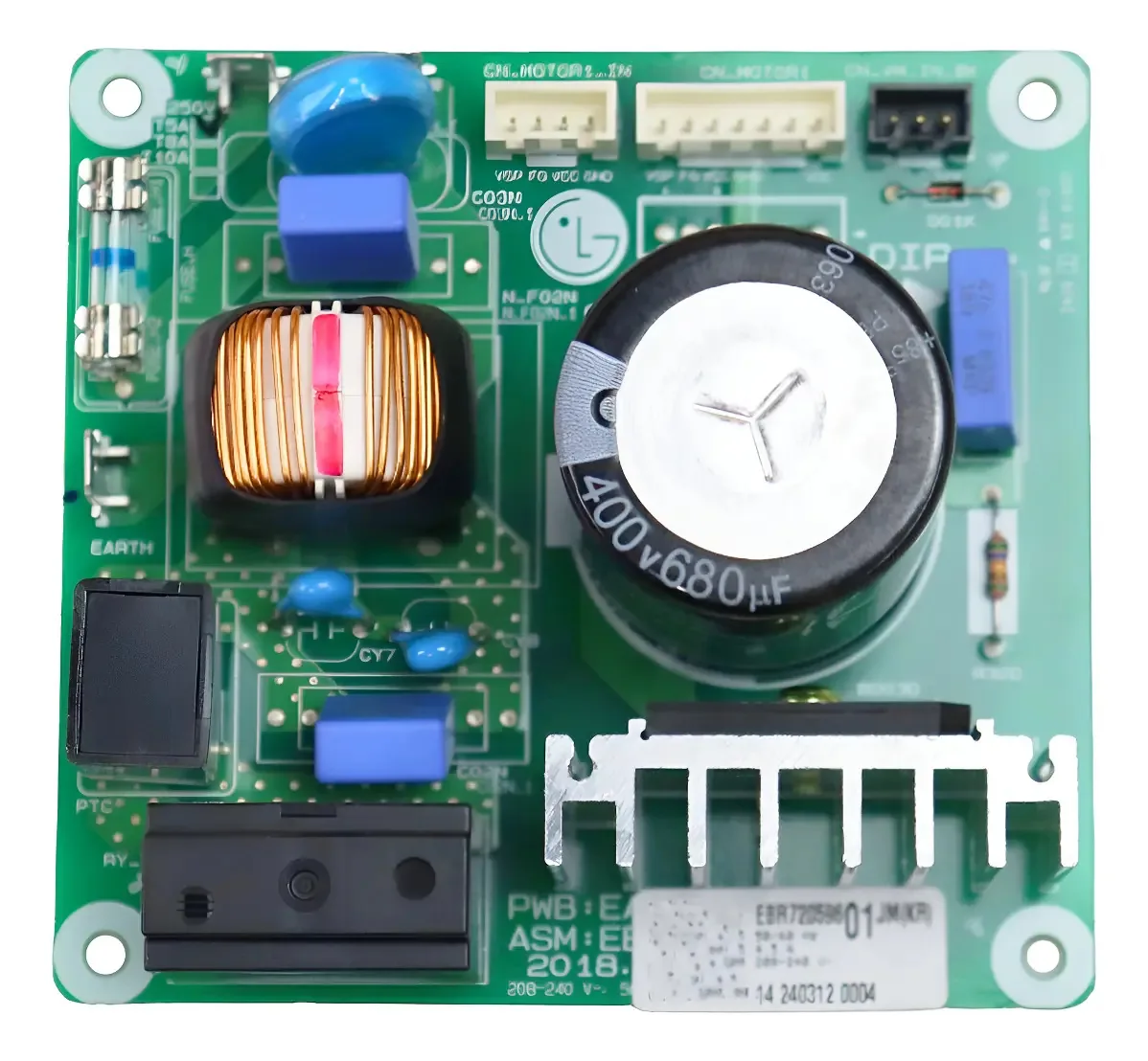 Placa Evaporadora LG Ebr72059603