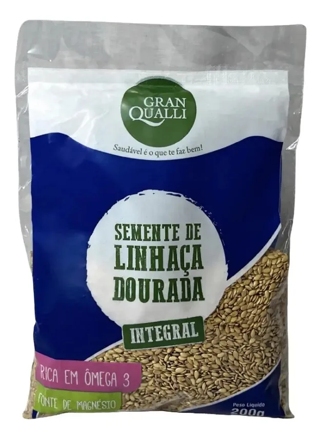 Semente De Linhaça Dourada Granqualli 200g