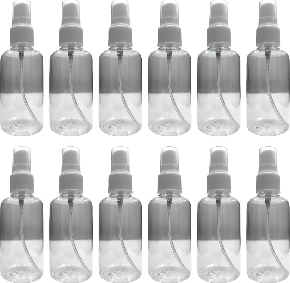 Kit 12 Frascos Spray 100ml Vazios Líquidos Álcool Perfumes