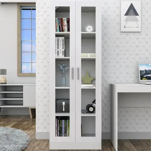 Estante Para Livros 2 Portas Branco Arm3003 - Appunto