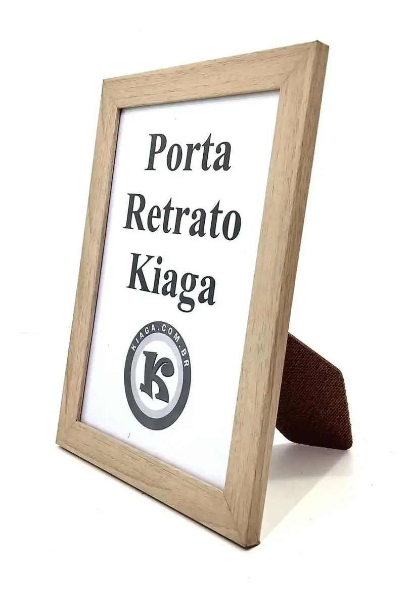 Kit 10 Porta Retratos 10x15cm Moldura Lisa Revestida E Vidro Cor Bege