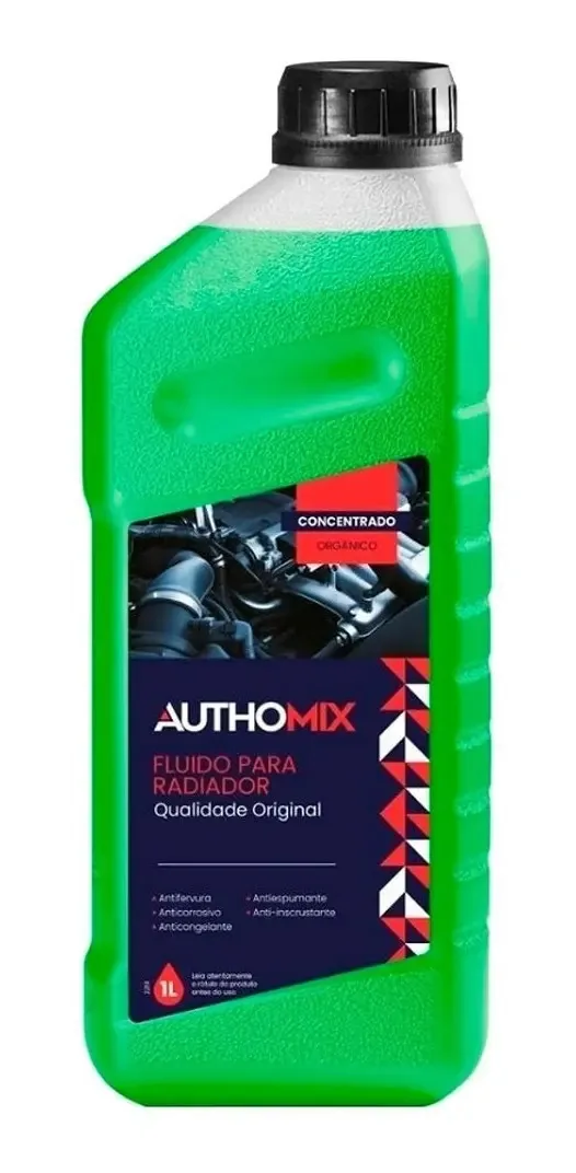 Aditivo Radiador Verde Concentrado 1L Authomix Arrefecimento