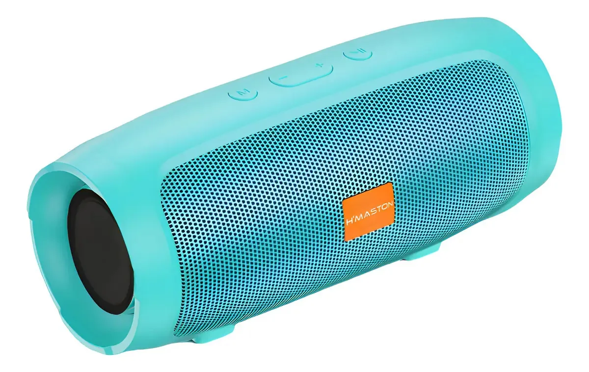 Caixa De Som Bluetooth Som Potente Portatil Sem Fio H006 Cor Verde