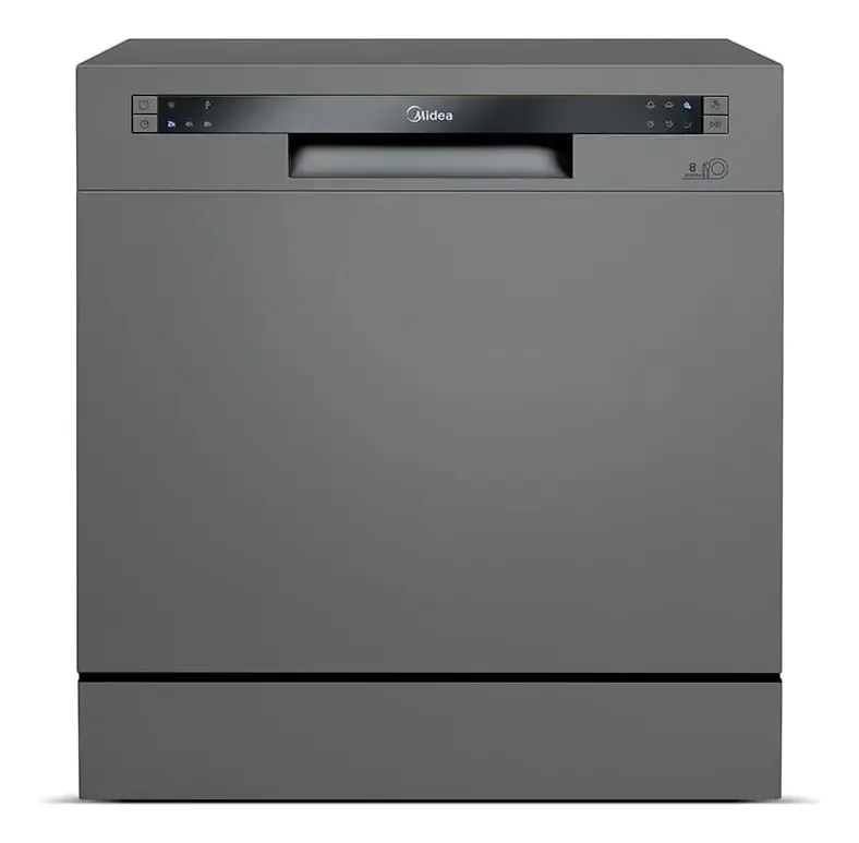 Lava Louca Prata 8 Serv 127v Dwa08s1 Midea