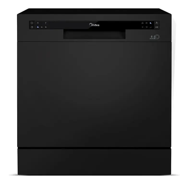 Lava Loucas 8 Servicos Preta 127v Dwa08p1 Midea