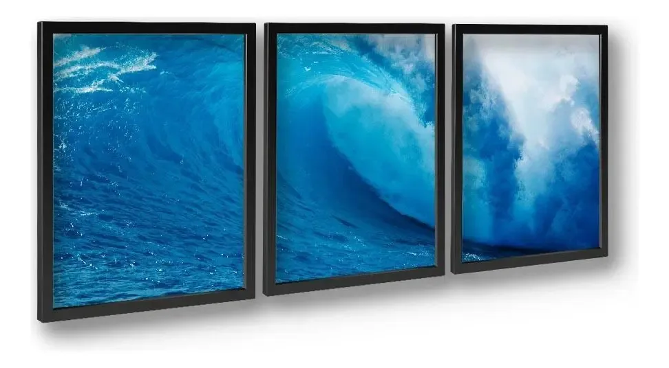Quadros Onda Oceano