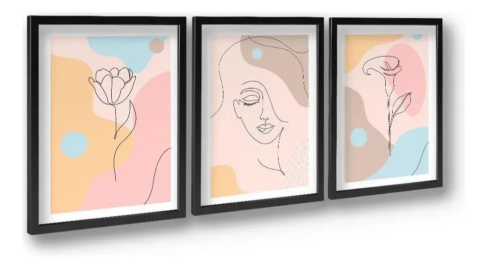Quadros Flores Valentine