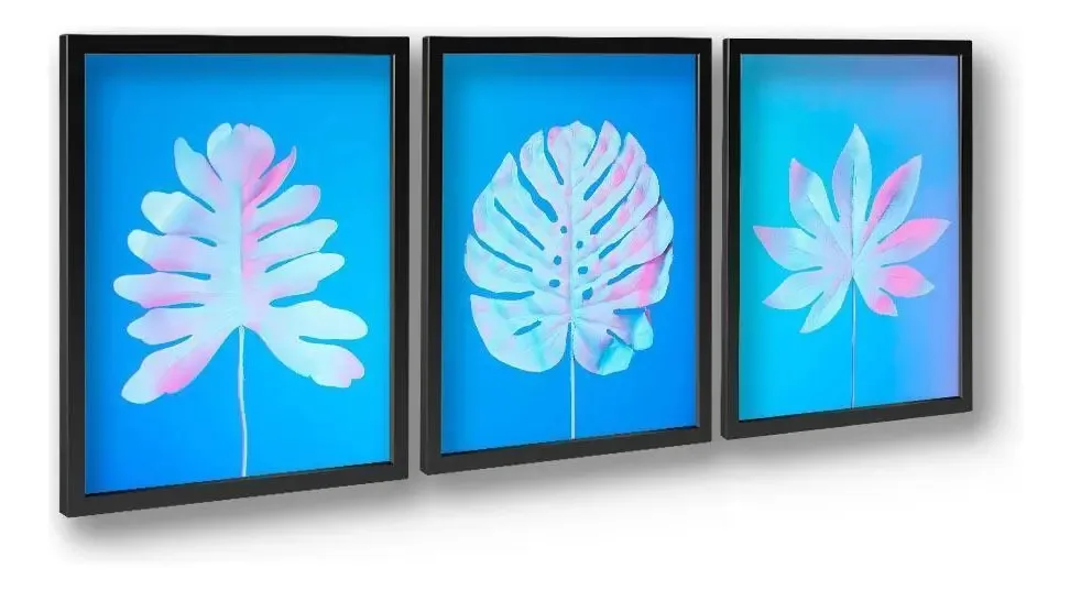 Quadros Folhas Vibrantes