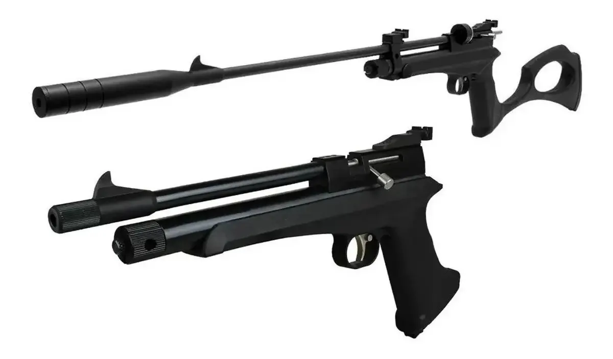 Carabina/pistola Pressão Co2 Qgk Cobra 5.5mm Preto 5.5 Mm