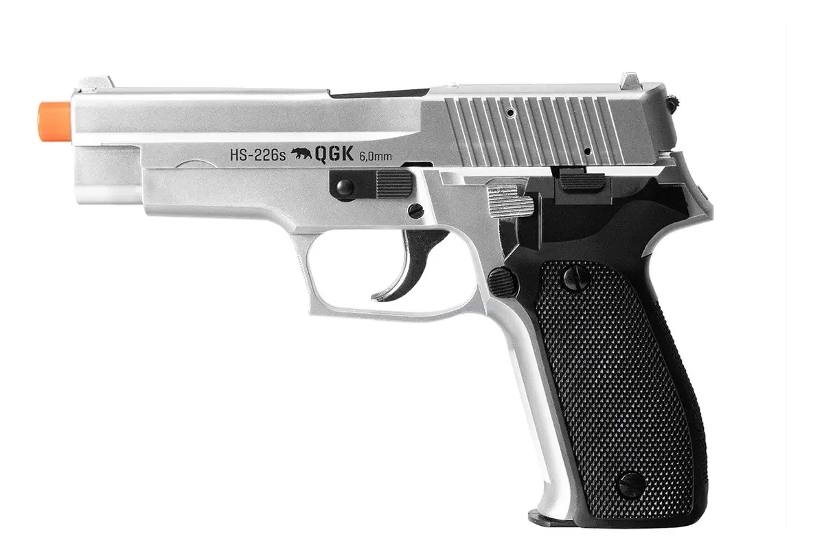 Pistola De Airsoft Spring Hs-226s 6mm - Qgk + Bbs
