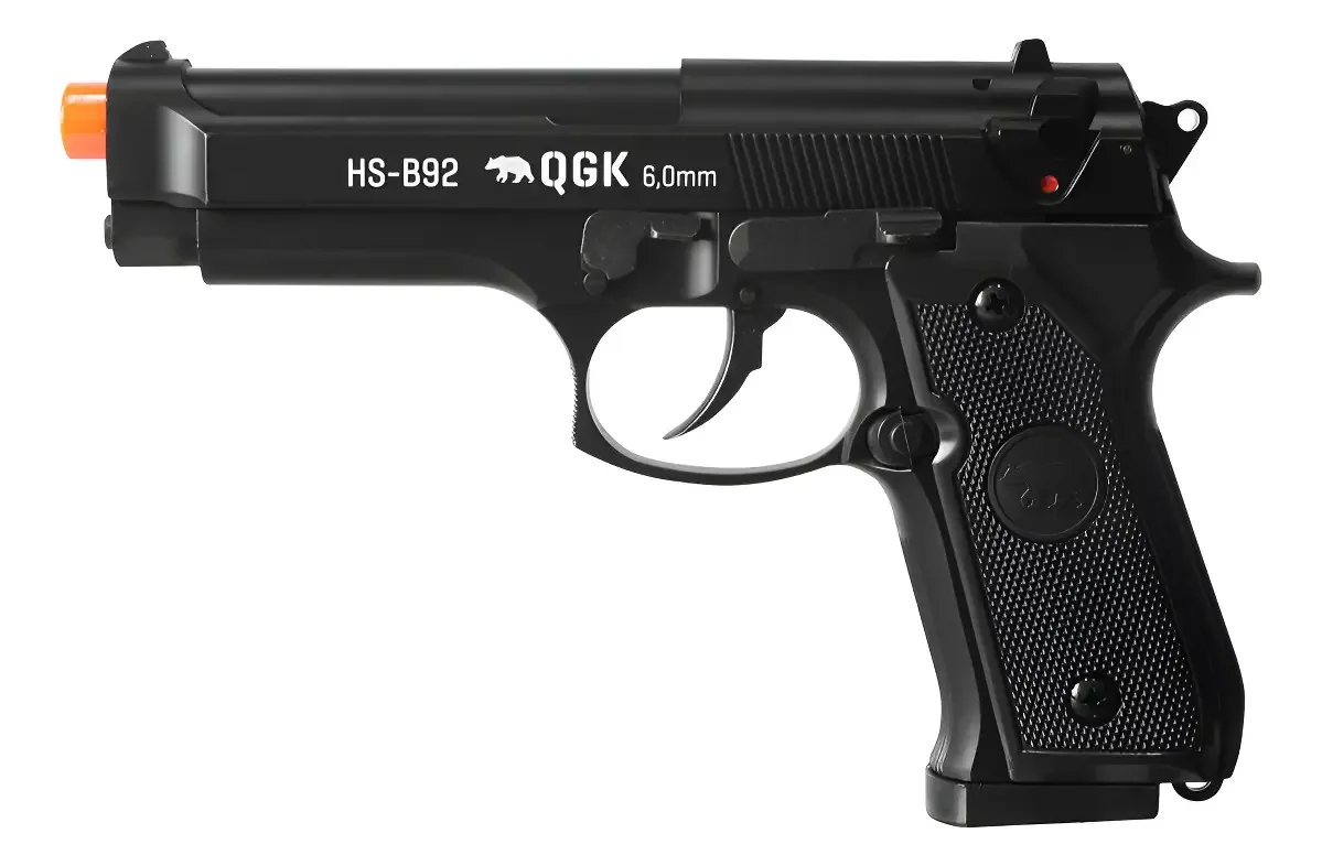 Pistola De Airsoft Spring Hs-b92 6mm - Qgk