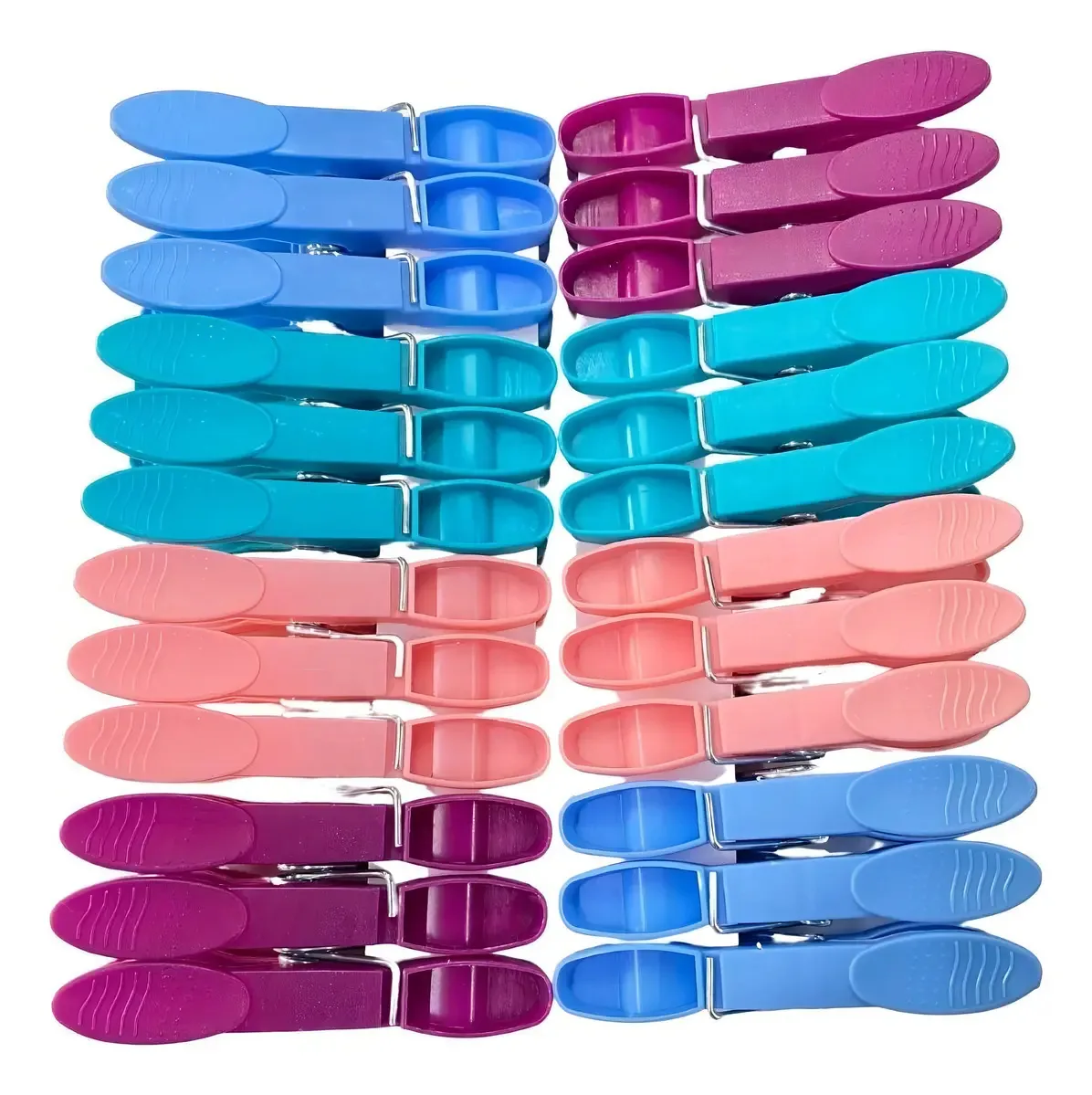 48 Prendedores Pregador De Roupa Varal Reforçado Colorido
