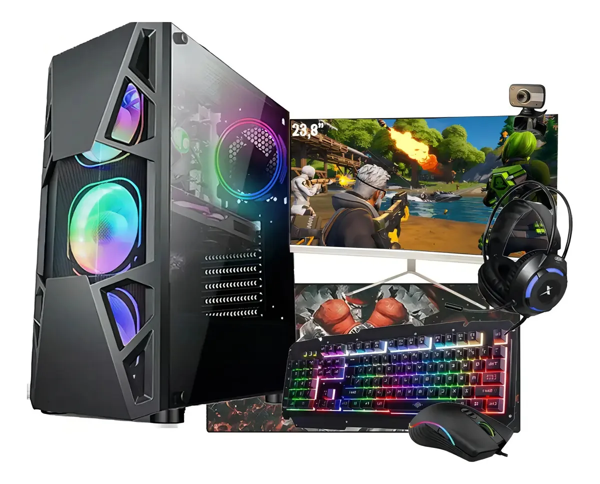 Pc Gamer Completo I7 Gtx1650 Ssd240 Monitor De 27 Polegadas