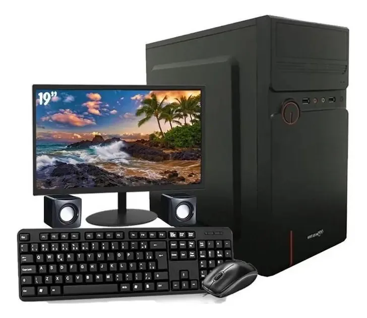 Computador Pc Completo I5 8gb Ssd 240gb Monitor De 19