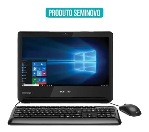 All In One Positivo Master U1500 Core I3 5005u 4gb Hd 500gb Cor Preto