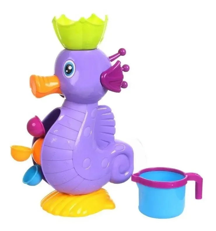 Amigos Do Banho Com Peças - Cavalo Marinho Babygo 3422