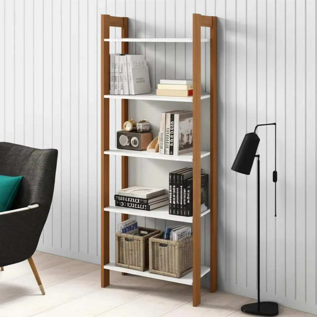 Estante Livreiro Marrom Multiuso Tecnomobili AZ1005