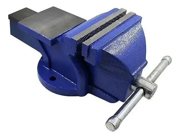 Torno Morsa de Bancada Giratória Quick N.5 125mm Ferro Fundido