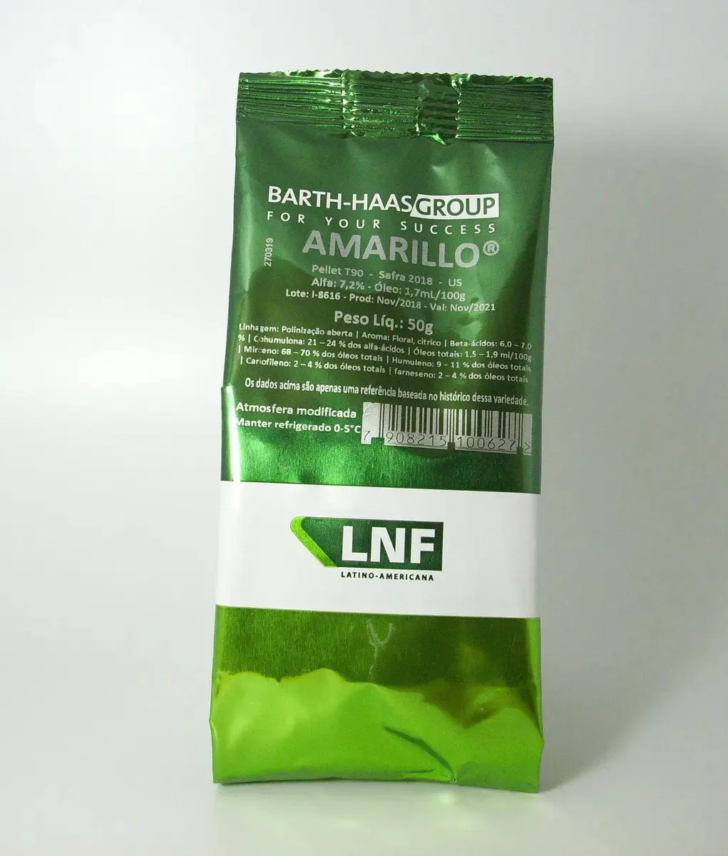 Lupulo Amarillo - Barth Haas Lnf - T90 - 250g (5 Pacotes)