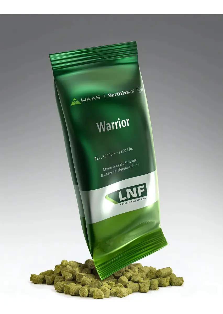 Lúpulo Warrior Barth Haas Pellet Para Cerveja 50g