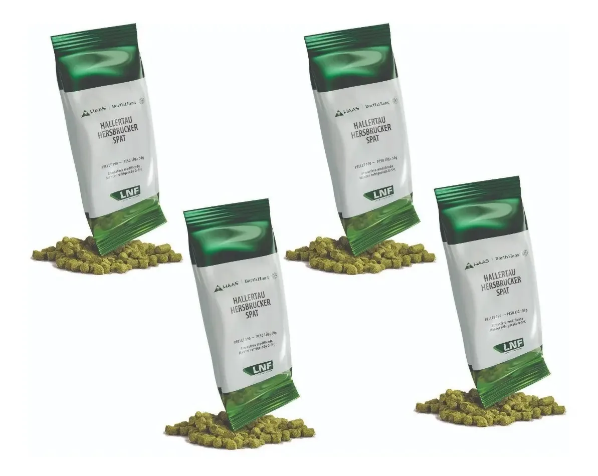 04 Lúpulos Hallertau Hersbrucker Em Pellet 50grs Lnf