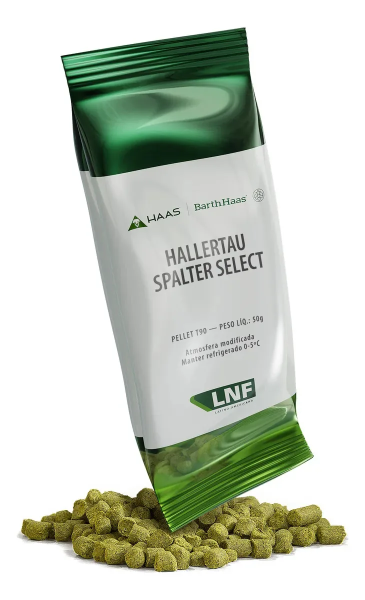 Lúpulo 50g Hallertauer Spalter Select (5%) - Cerveja Caseira