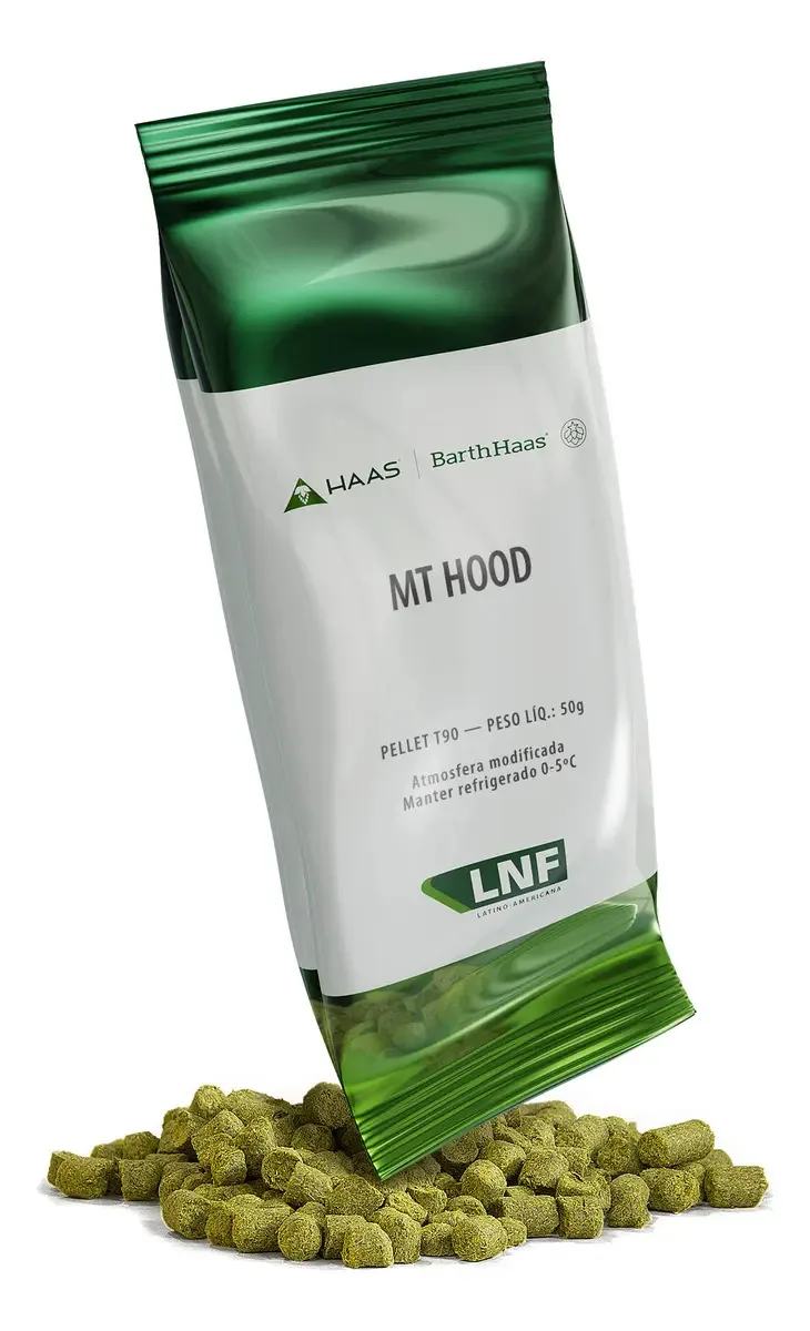 Lúpulo Mount Hood em Pellets para Cerveja Artesanal, 50g