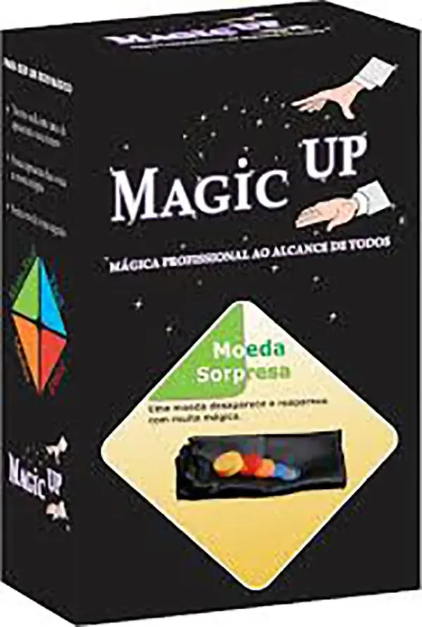 Mágica Moeda Surpresa + Lenço Coleção Classic