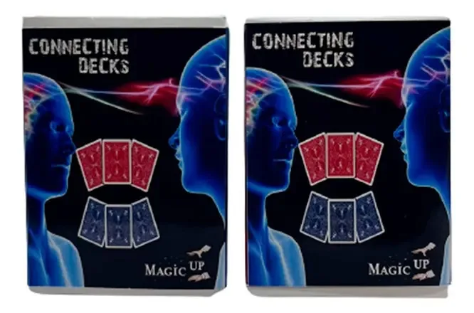 Mágica de Conexão Mental Com Baralhos Bicycle - Connecting Decks