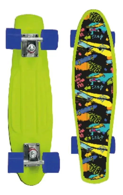 Mini Cruiser Skate Shape 54cm Verde Zippy-toys