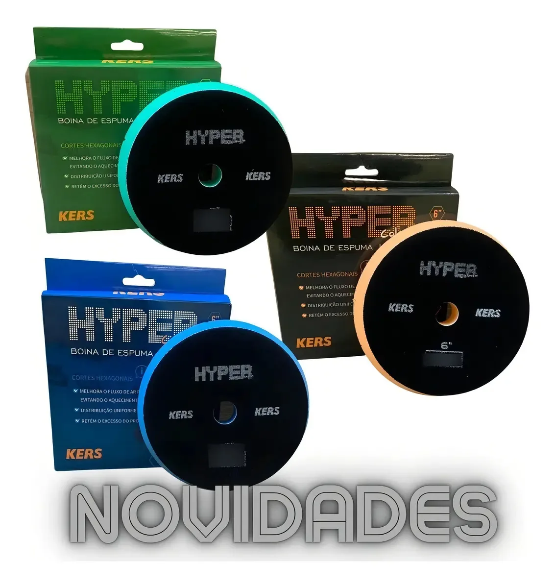 Hyper 6pol Kers Kit De Boinas De Espuma 3 Etapas X Top