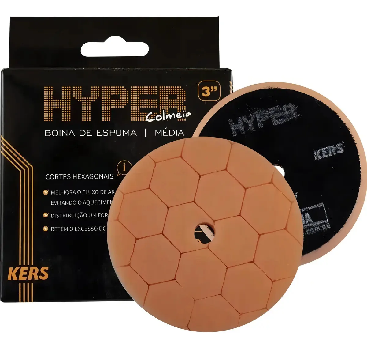 Boina Hyper Laranja Média 3 Kers