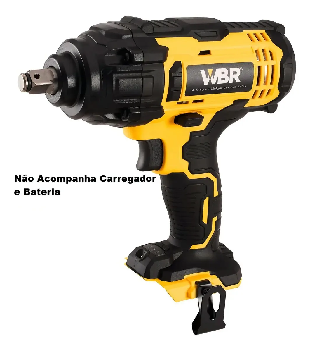 Chave De Impacto A Bateria Intercambiável 1/2 250nm 20v Wbr