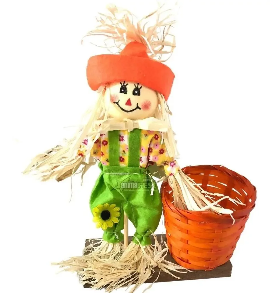 Palito Decorativo Espantalho 22cm Pa1597 3 Bazar Imp