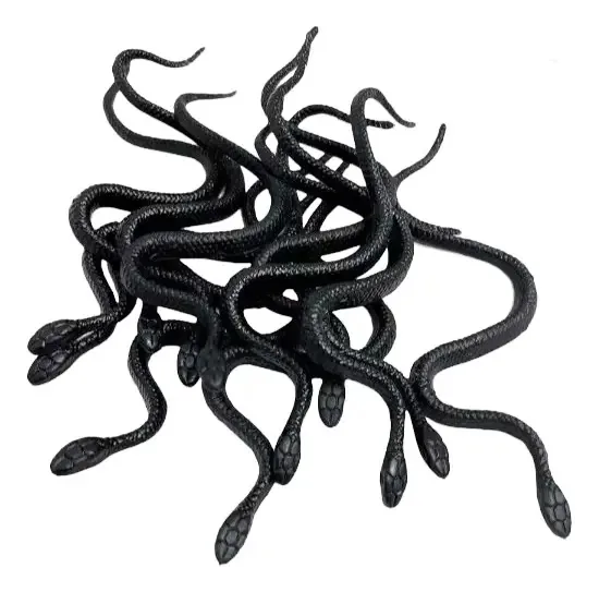 12 Mini Cobra De Borracha Brincadeiras Decoração Halloween