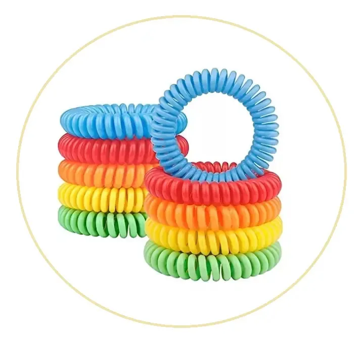 Kit 10 Pulseira Repelente Mosquito Cor Sortida 100% Natural Cor Sortido